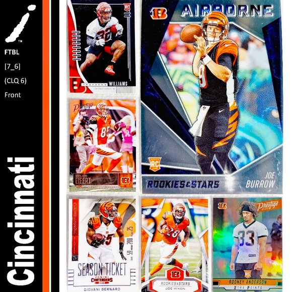Panini Other - Cincinnati Bengals 6 Card Lot - FTBL [7_6]
